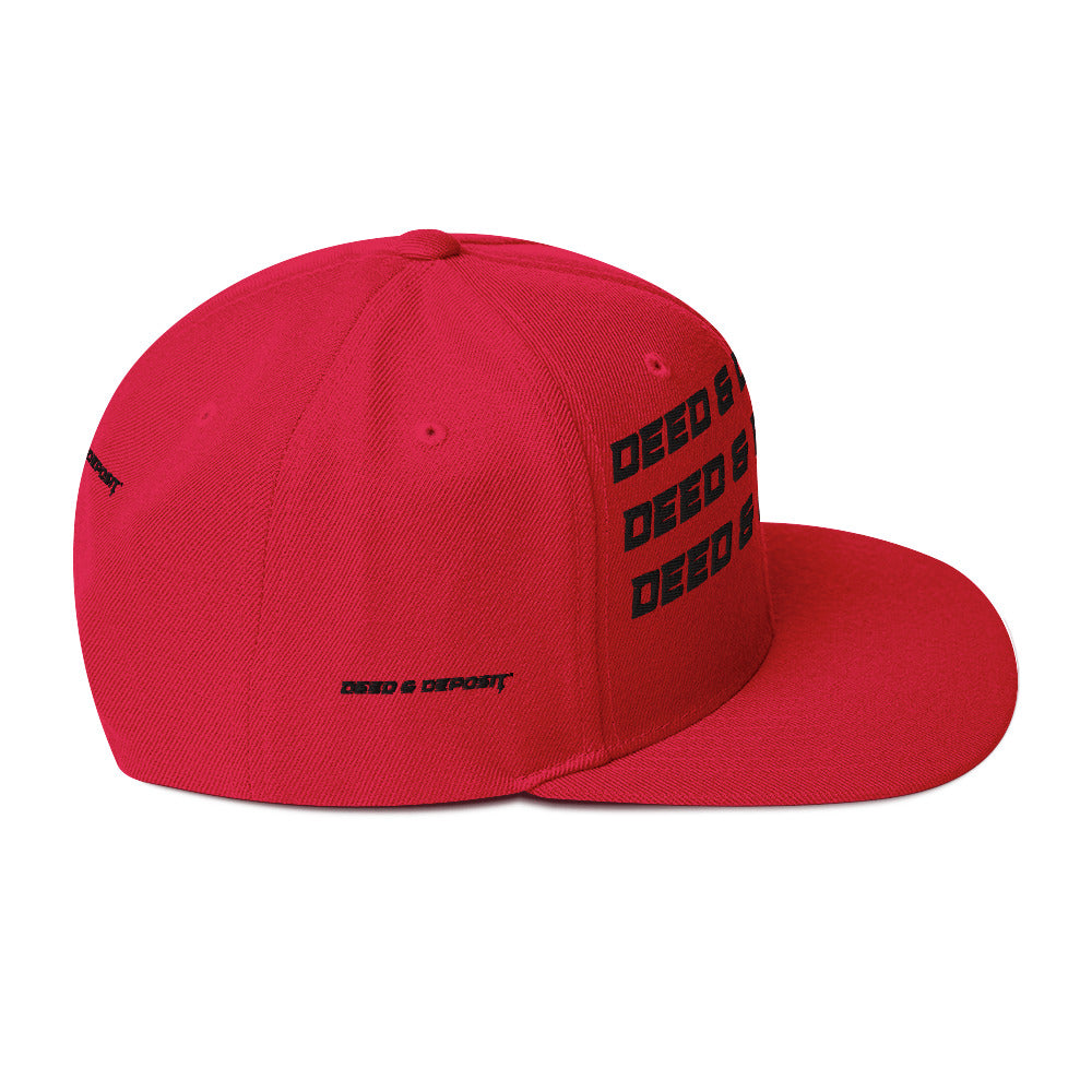 DEED & DEPOSIT™ Logo 3 SnapBack Hat