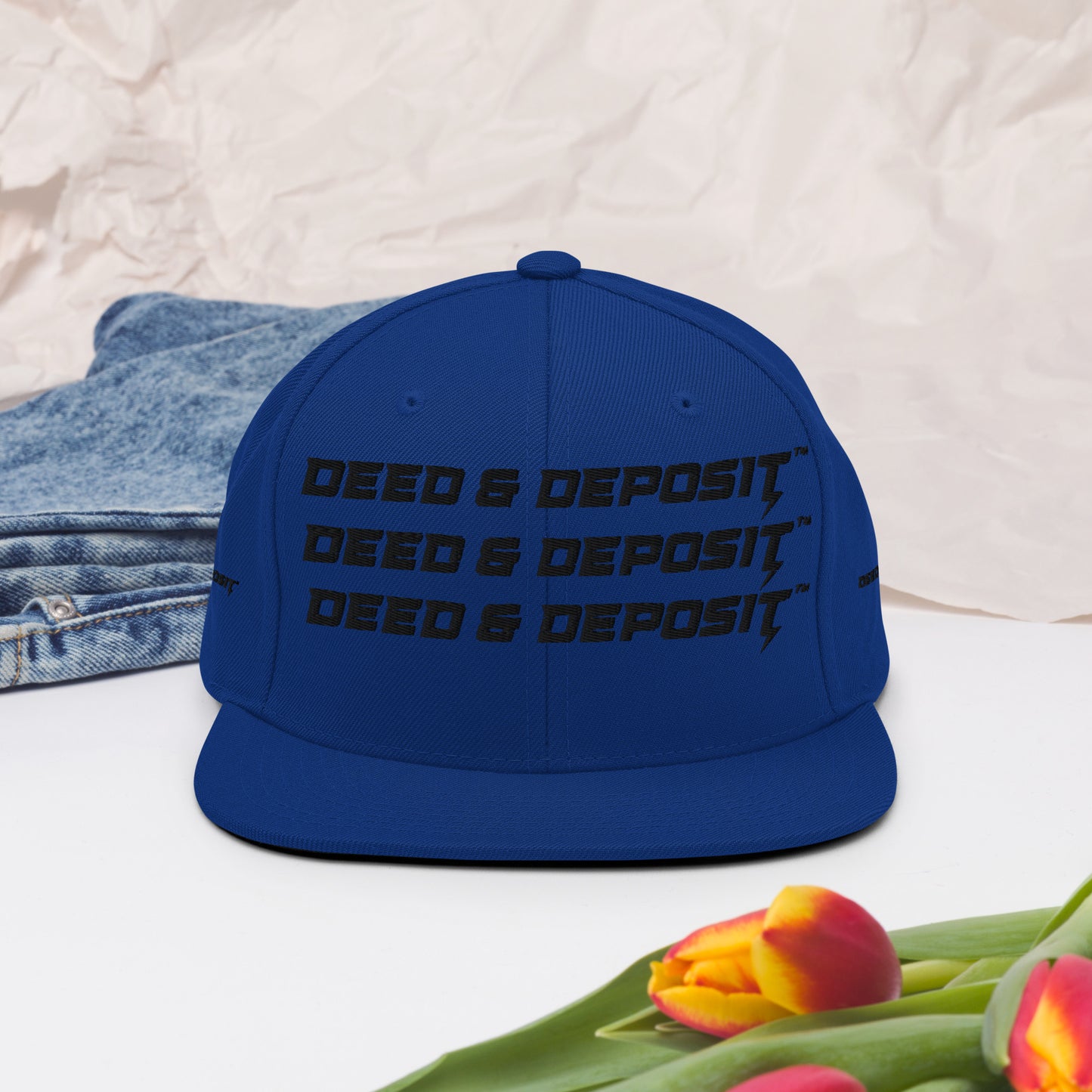 DEED & DEPOSIT™ Logo 3 SnapBack Hat