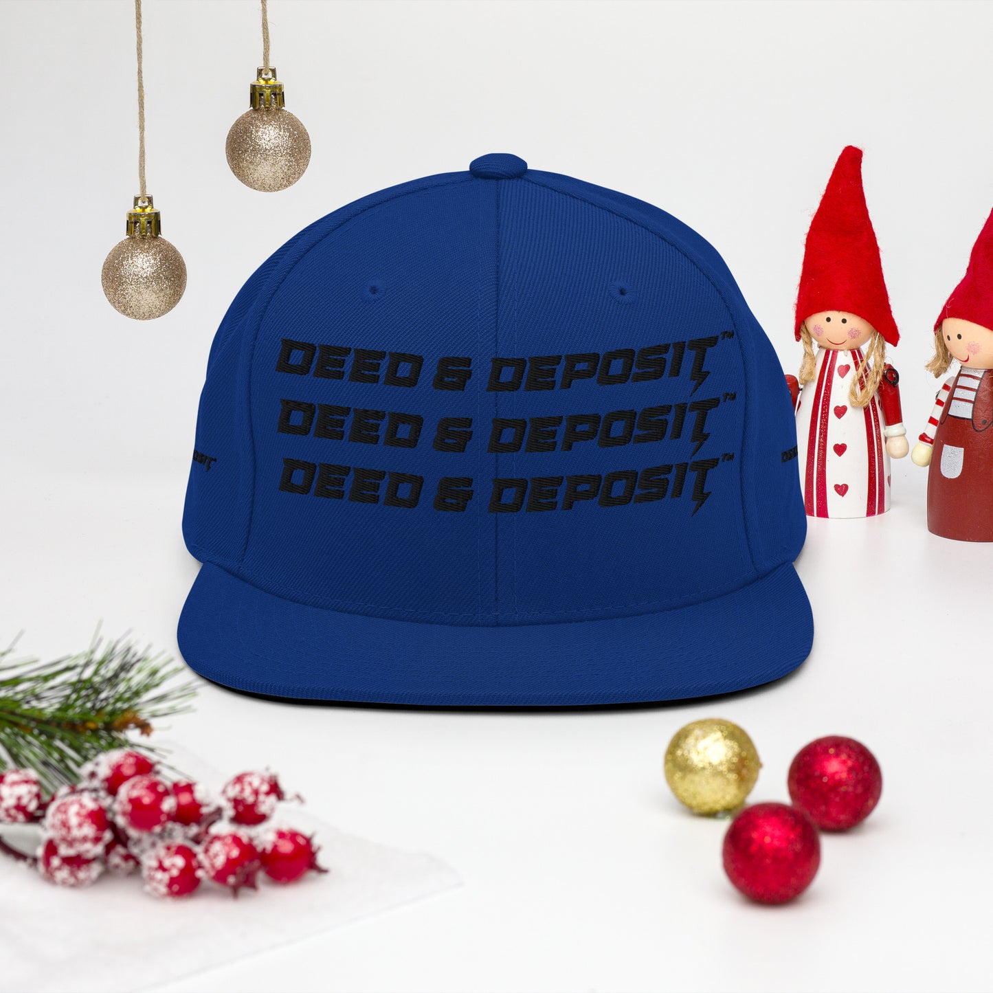 DEED & DEPOSIT™ Logo 3 SnapBack Hat