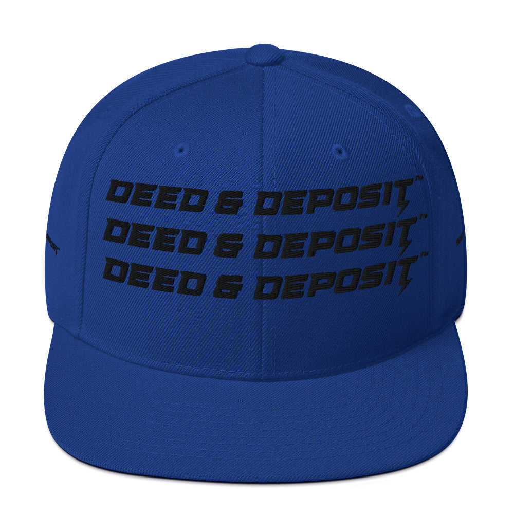 DEED & DEPOSIT™ Logo 3 SnapBack Hat