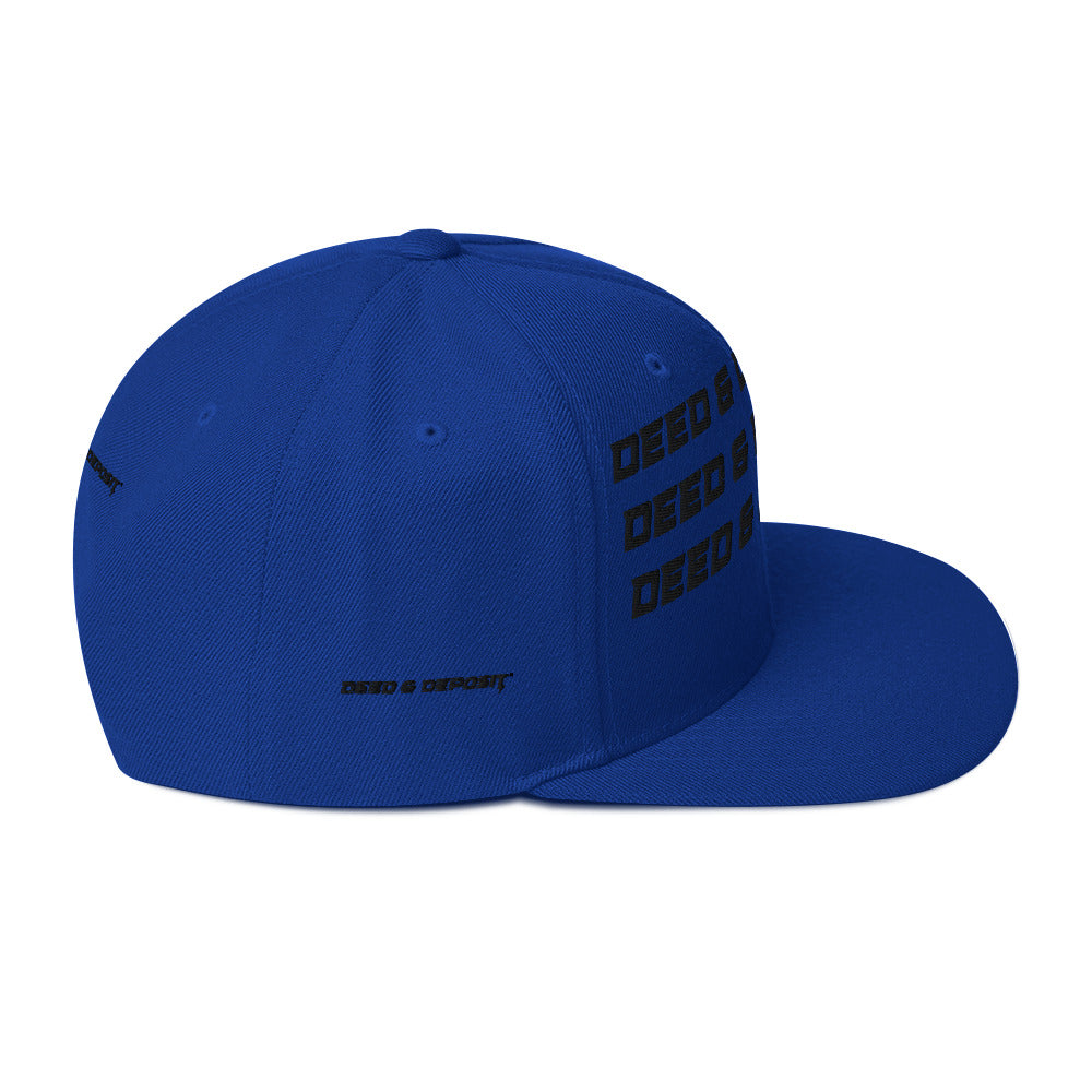 DEED & DEPOSIT™ Logo 3 SnapBack Hat