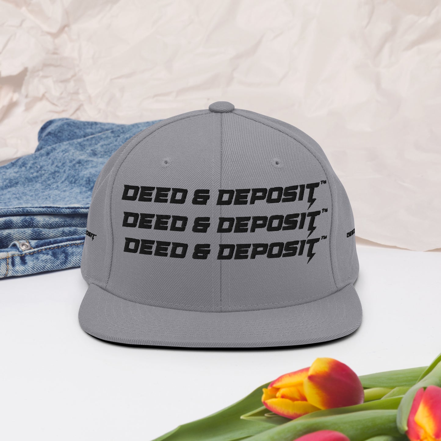 DEED & DEPOSIT™ Logo 3 SnapBack Hat