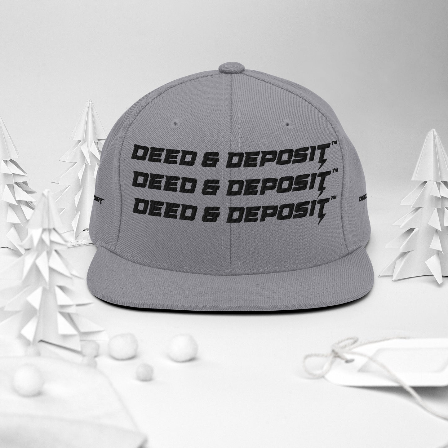 DEED & DEPOSIT™ Logo 3 SnapBack Hat