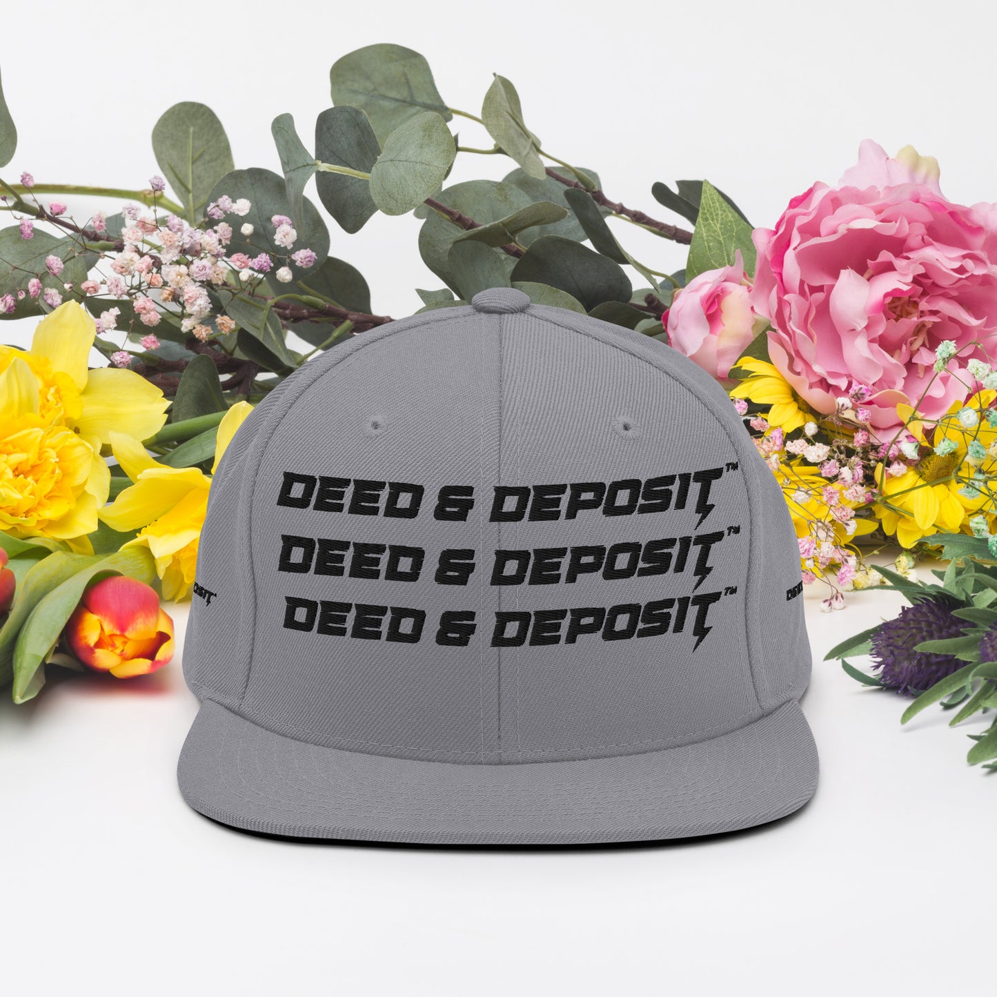 DEED & DEPOSIT™ Logo 3 SnapBack Hat