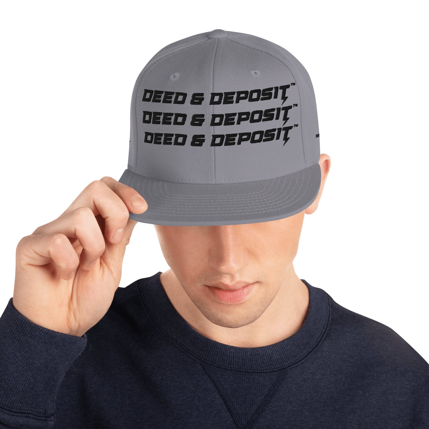 DEED & DEPOSIT™ Logo 3 SnapBack Hat