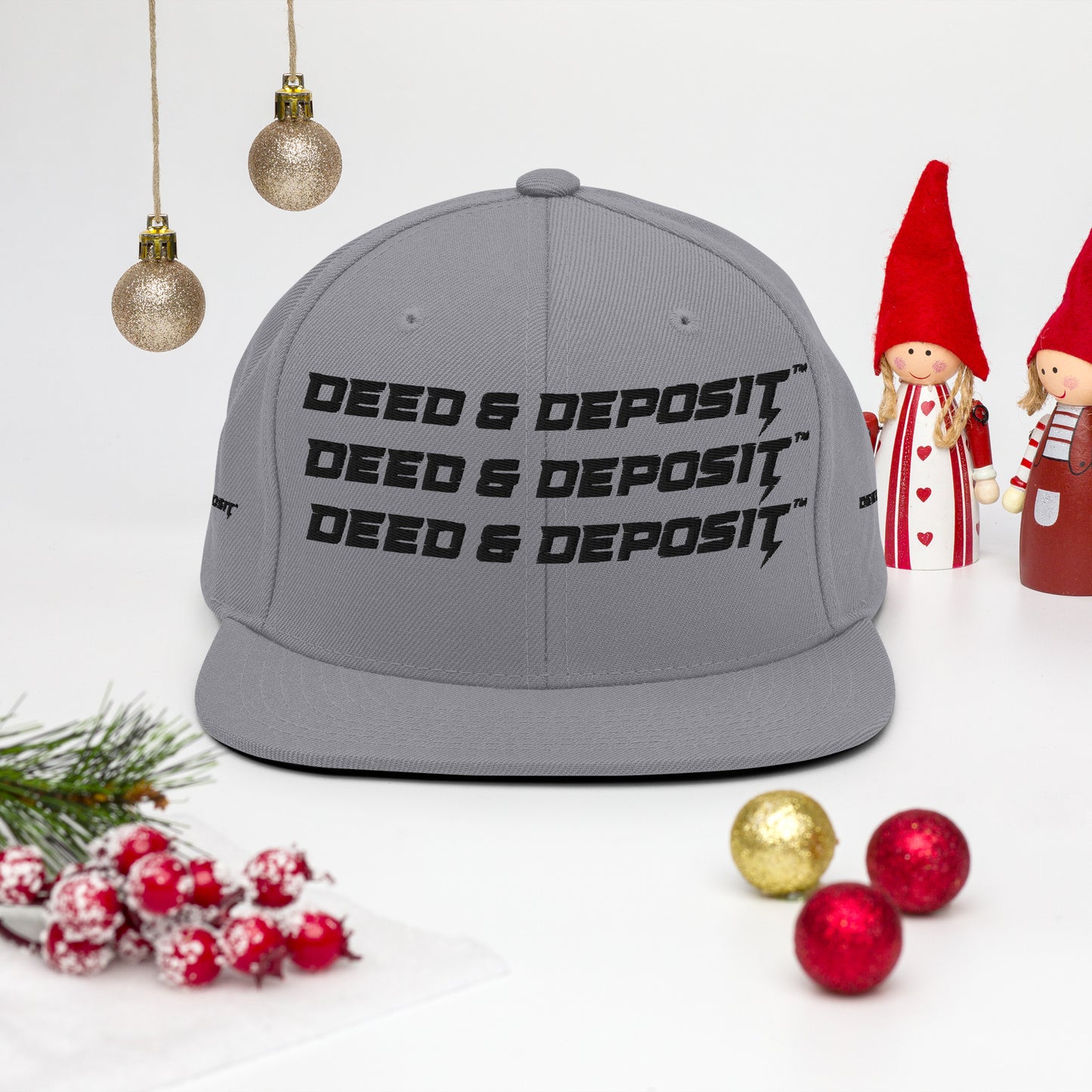 DEED & DEPOSIT™ Logo 3 SnapBack Hat