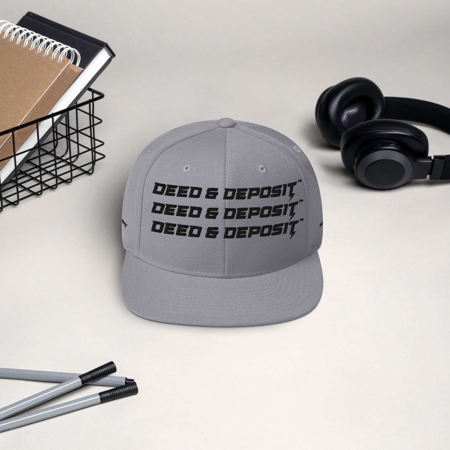 DEED & DEPOSIT™ Logo 3 SnapBack Hat