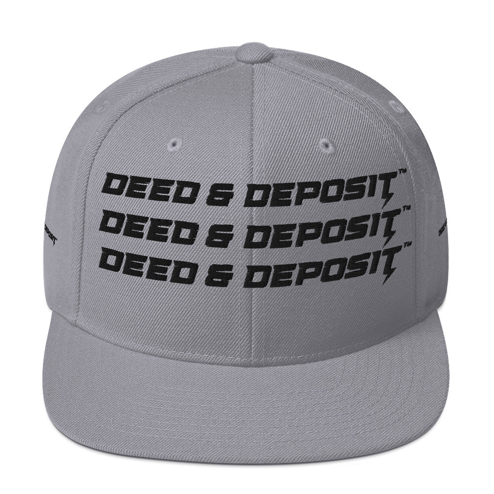 DEED & DEPOSIT™ Logo 3 SnapBack Hat