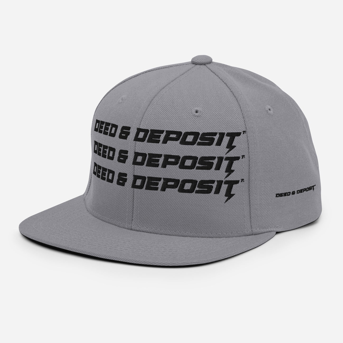 DEED & DEPOSIT™ Logo 3 SnapBack Hat