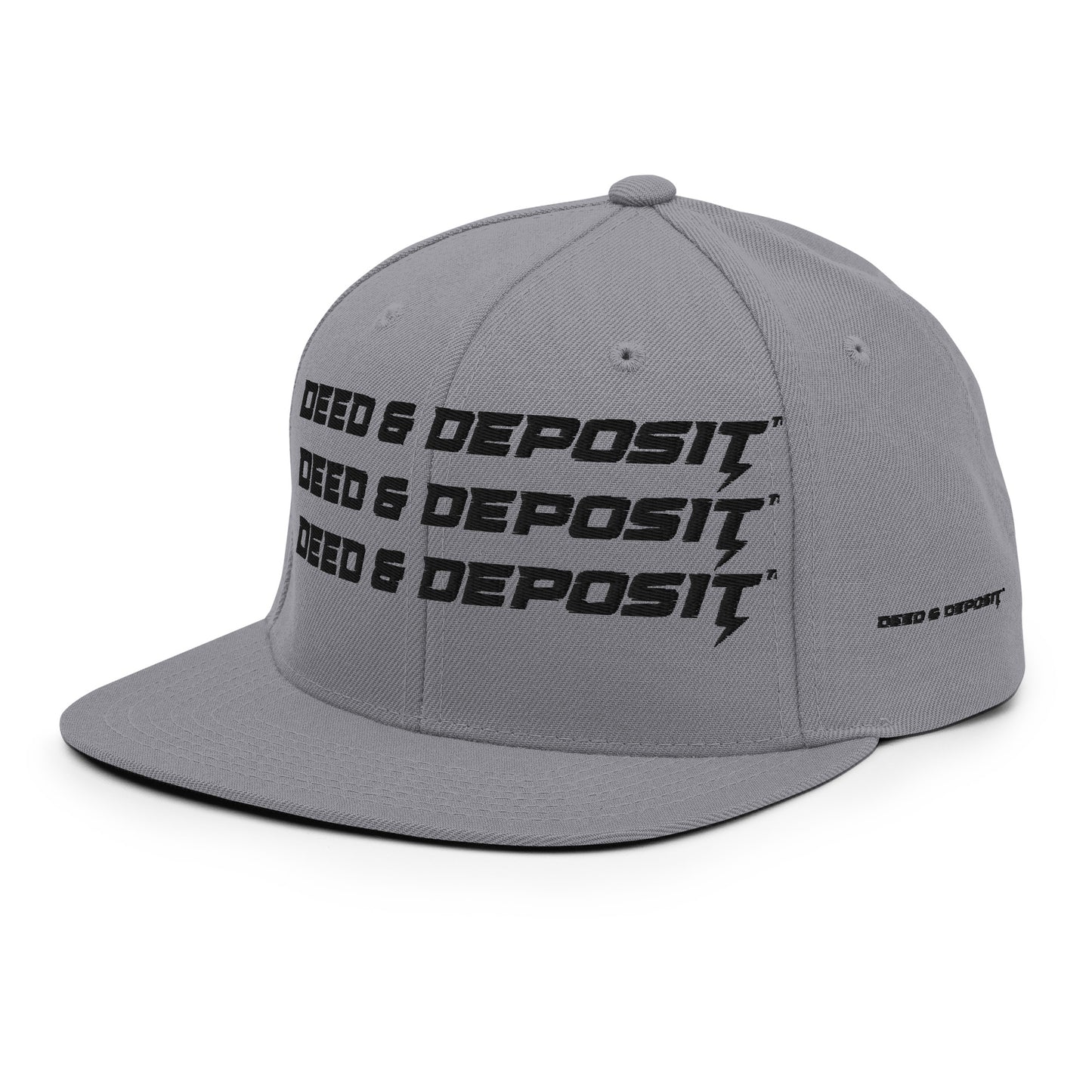 DEED & DEPOSIT™ Logo 3 SnapBack Hat