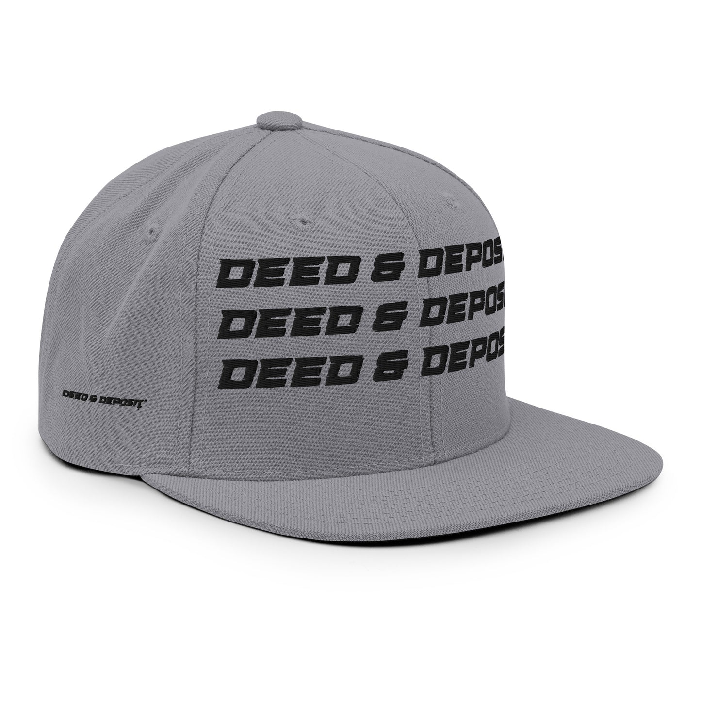 DEED & DEPOSIT™ Logo 3 SnapBack Hat