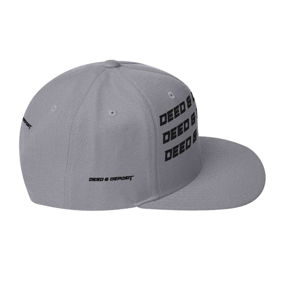 DEED & DEPOSIT™ Logo 3 SnapBack Hat