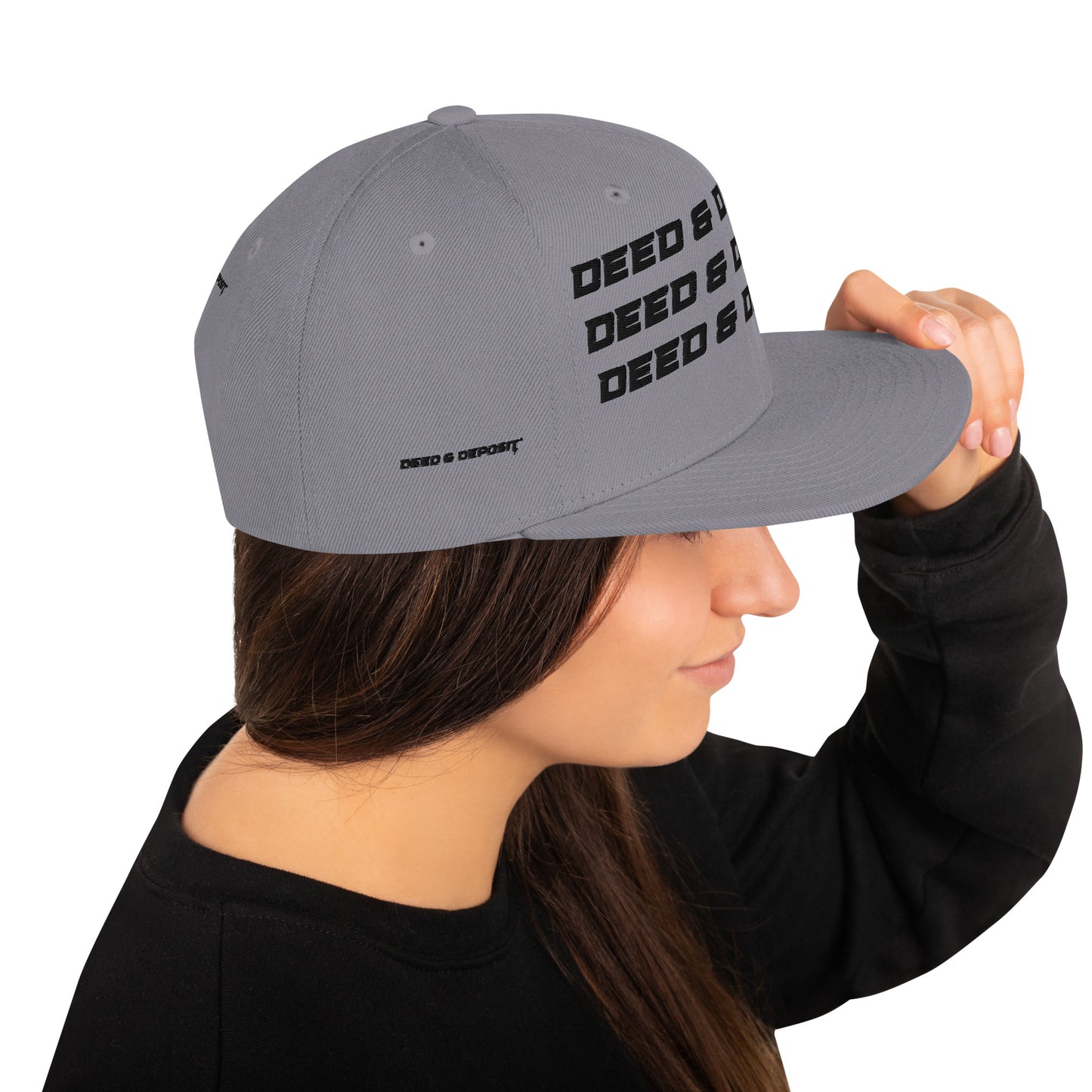 DEED & DEPOSIT™ Logo 3 SnapBack Hat