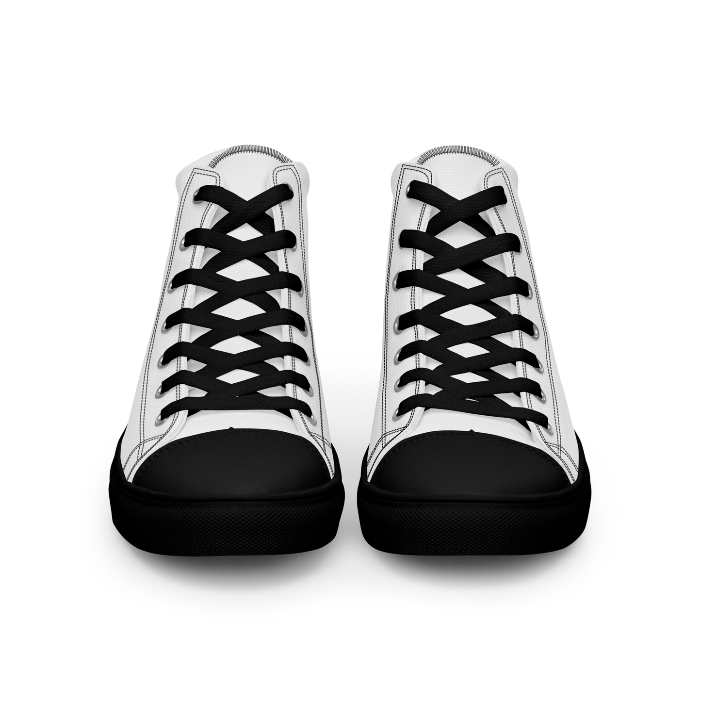 DEED & DEPOSIT™ High Top Canvas Shoes with Black Trim