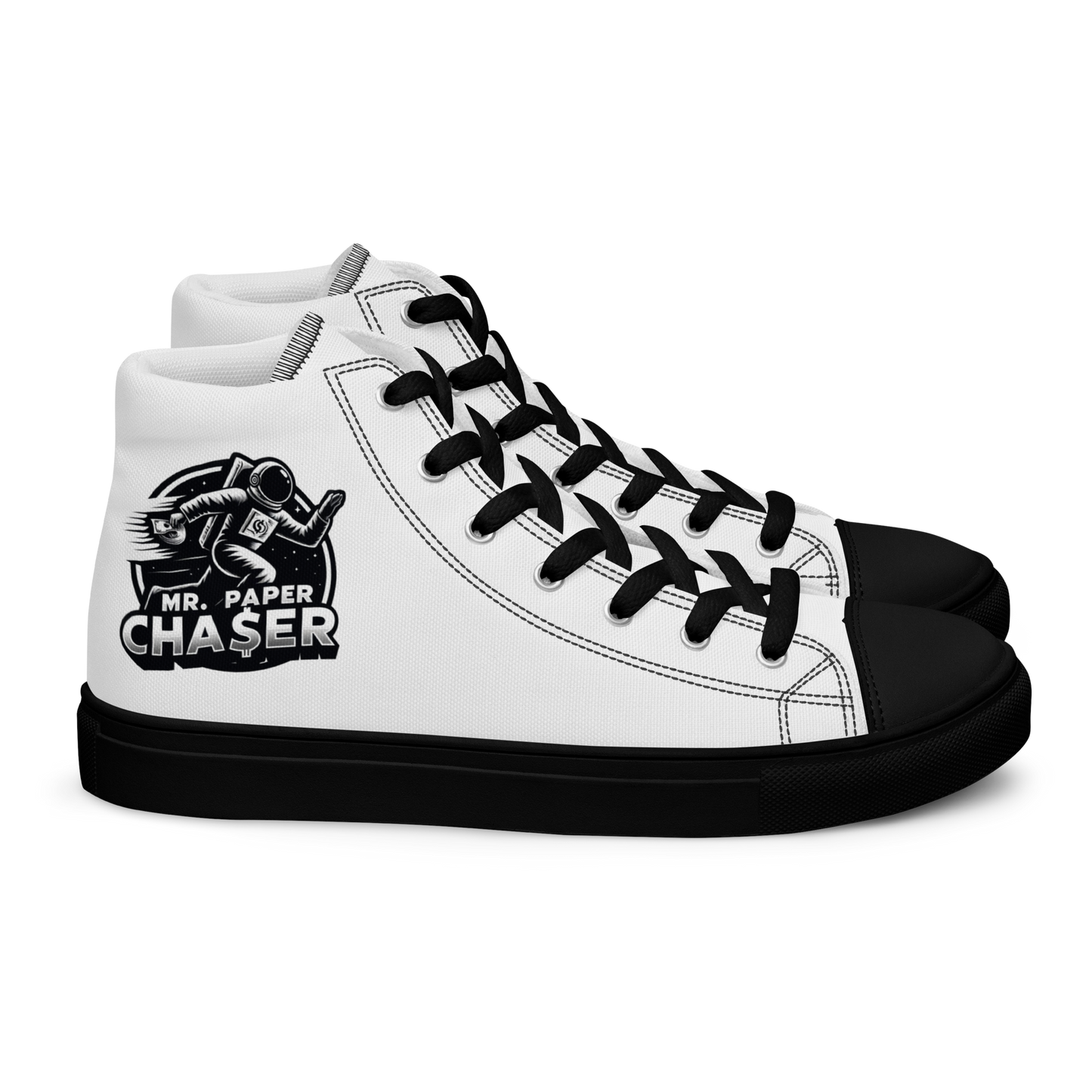 DEED & DEPOSIT™ High Top Canvas Shoes with Black Trim