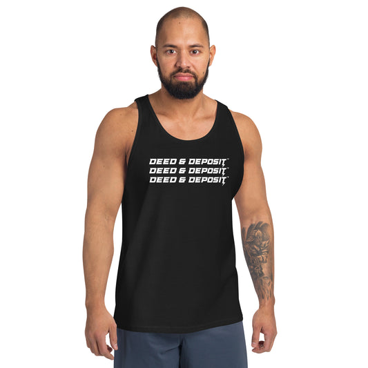 DEED & DEPOSIT™ Logo 3 Men’s Tank Top