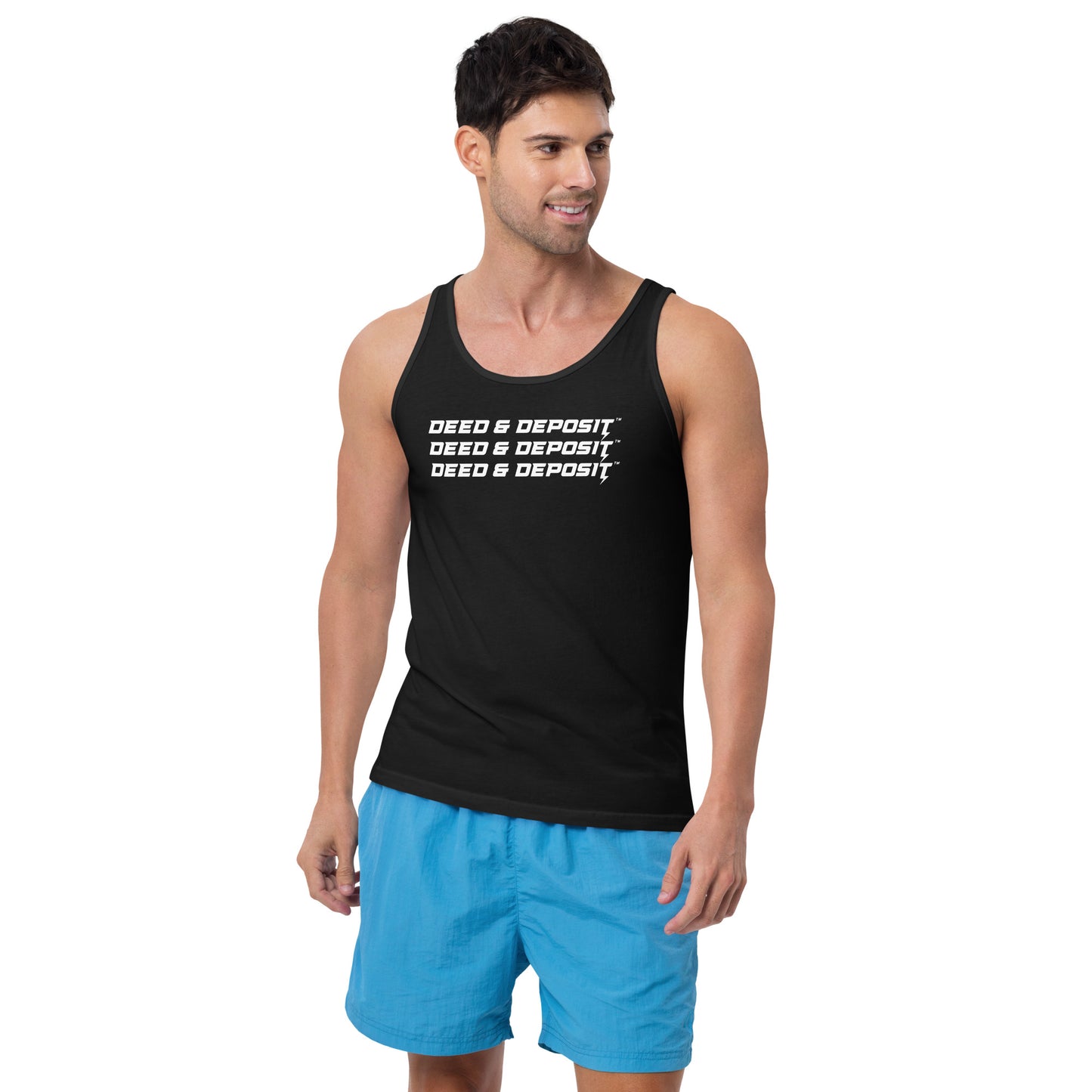 DEED & DEPOSIT™ Logo 3 Men’s Tank Top