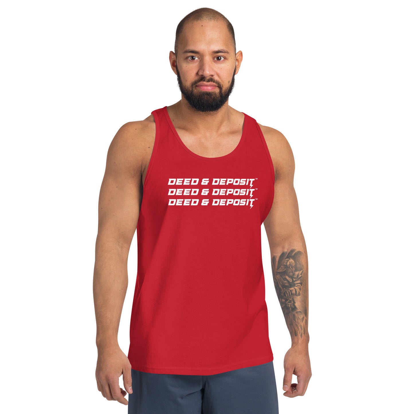 DEED & DEPOSIT™ Logo 3 Men’s Tank Top