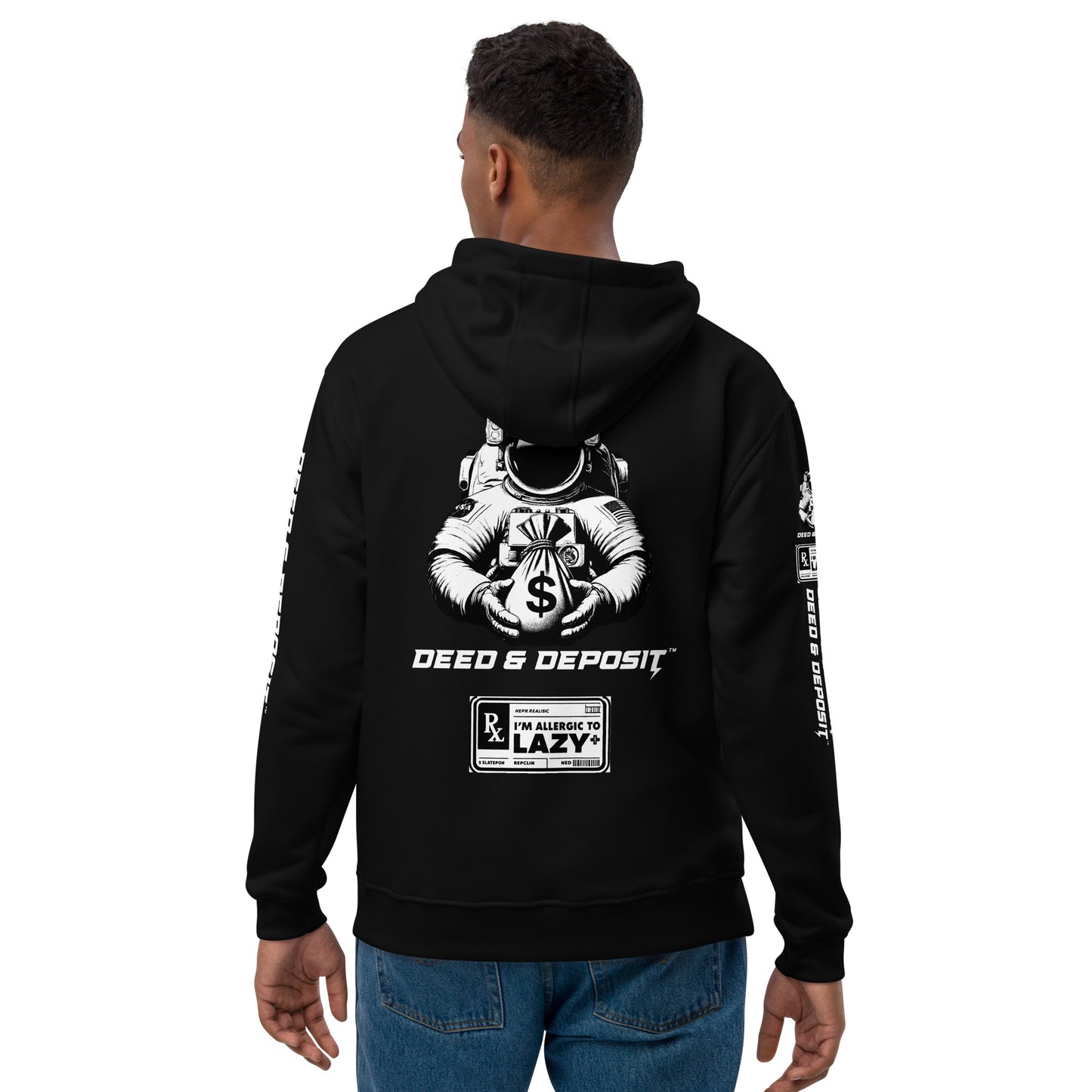 DEED & DEPOSIT™ Official Astronaut Logo Hoodie