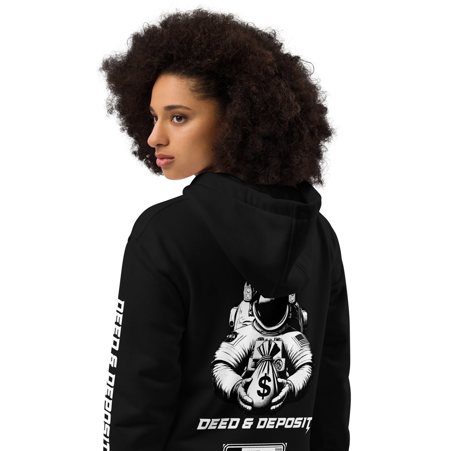 DEED & DEPOSIT™ Official Astronaut Logo Hoodie