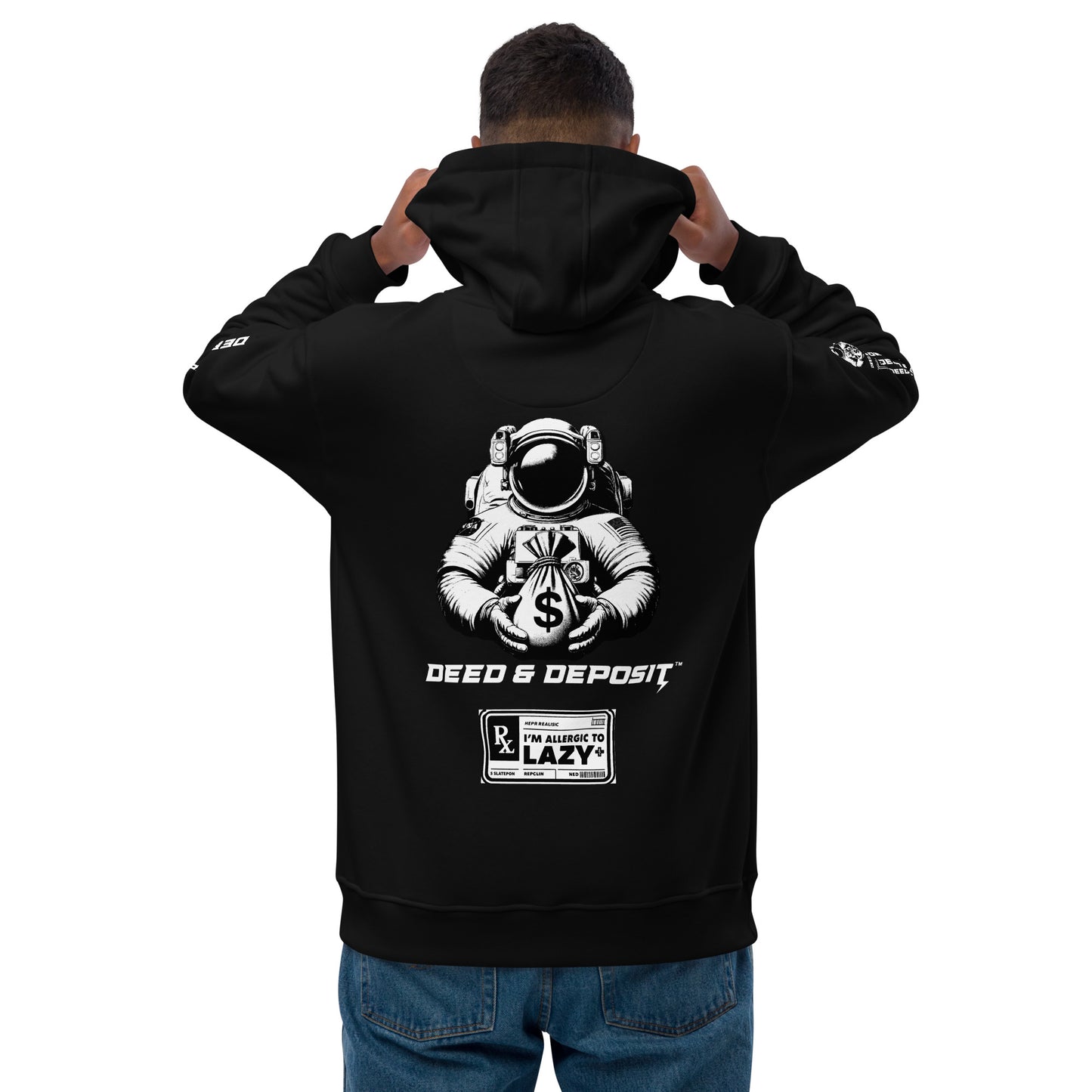 DEED & DEPOSIT™ Official Astronaut Logo Hoodie