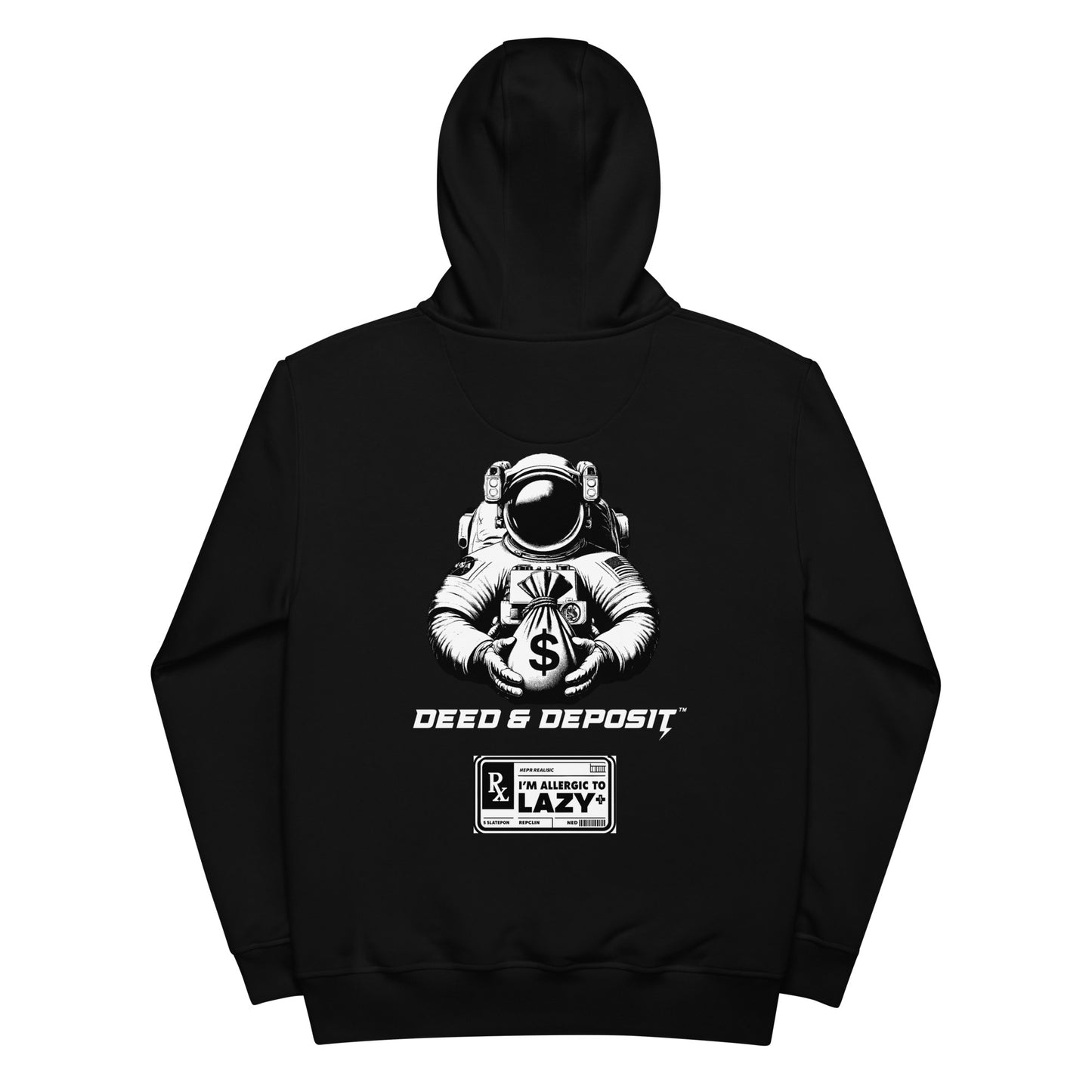 DEED & DEPOSIT™ Official Astronaut Logo Hoodie