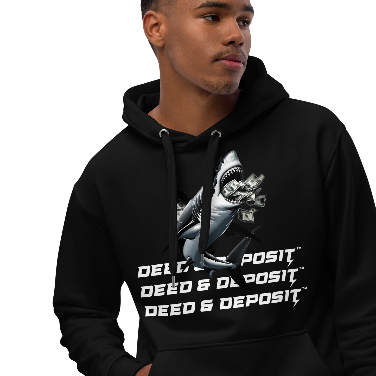 DEED & DEPOSIT™ Money Shark Hoodie