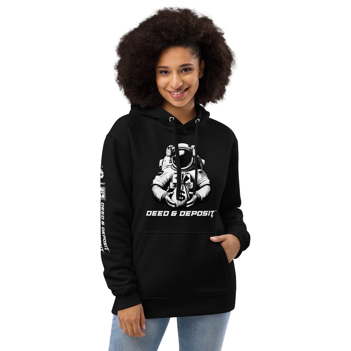 DEED & DEPOSIT™ Official Astronaut Logo Hoodie