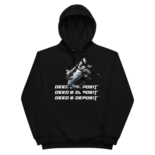 DEED & DEPOSIT™ Money Shark Hoodie