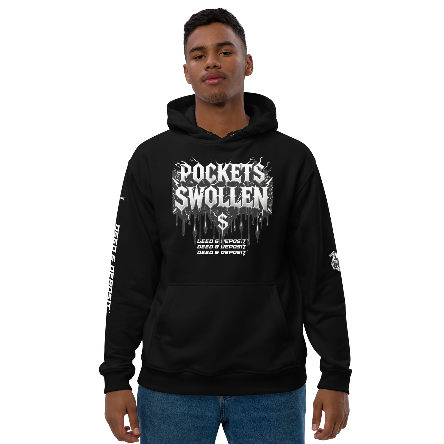 DEED & DEPOSIT™ Pockets Swollen Hoodie