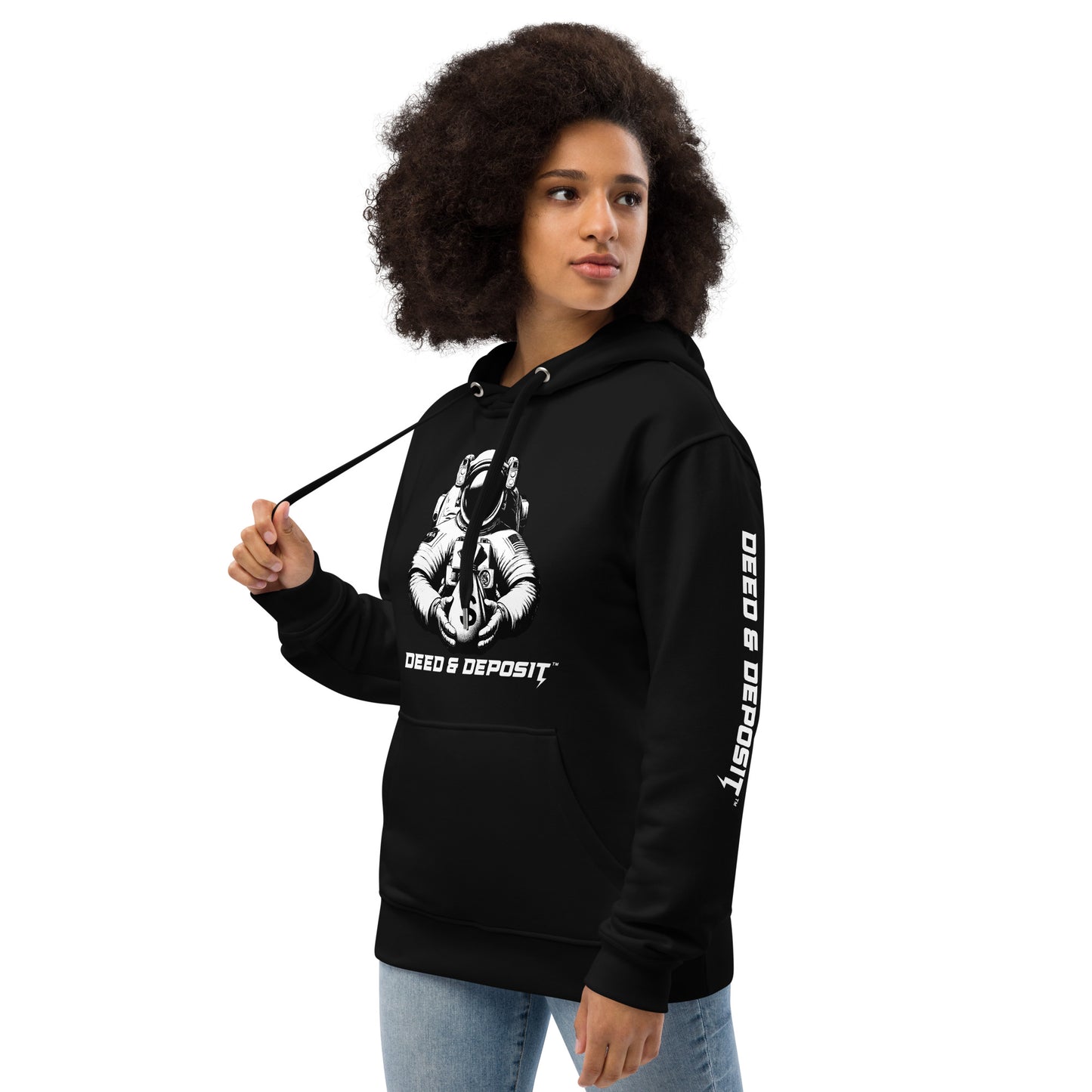 DEED & DEPOSIT™ Official Astronaut Logo Hoodie