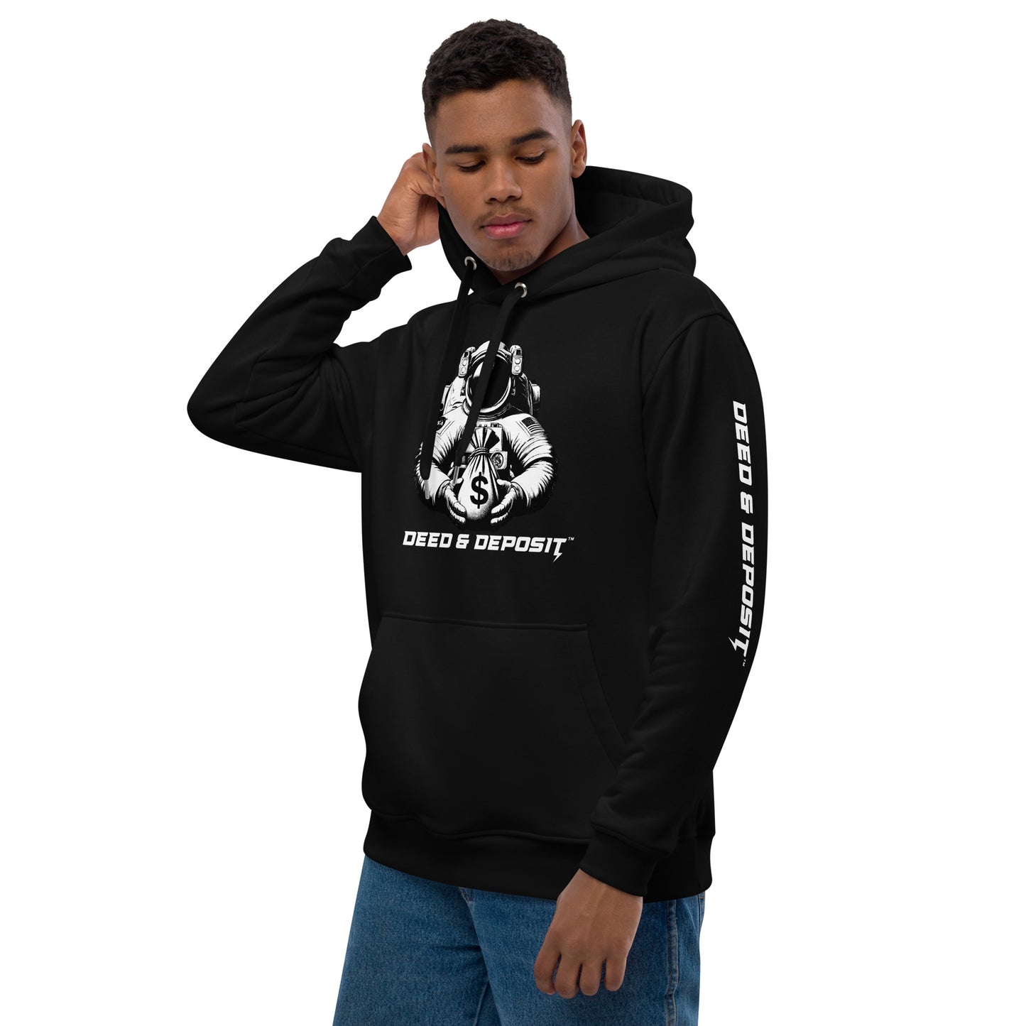 DEED & DEPOSIT™ Official Astronaut Logo Hoodie