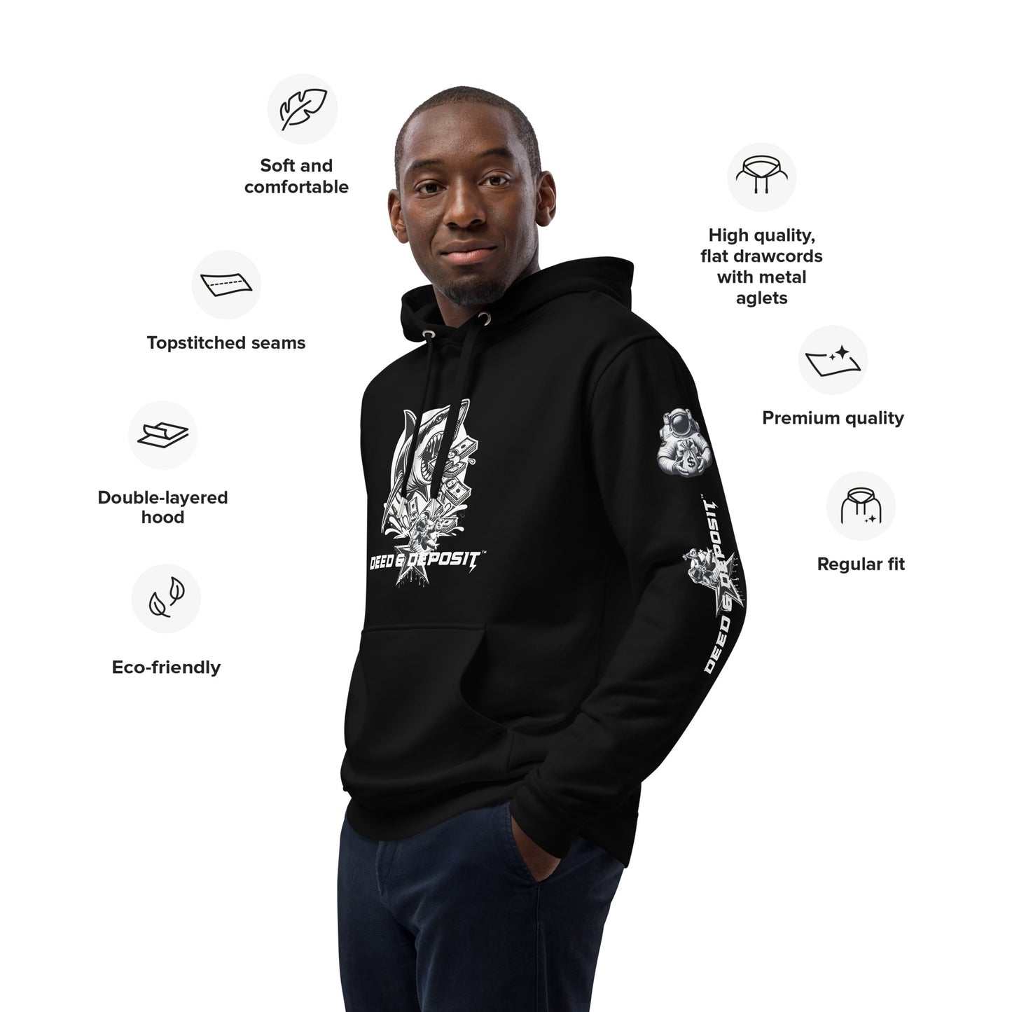 DEED & DEPOSIT™ Sharkwater Hoodie