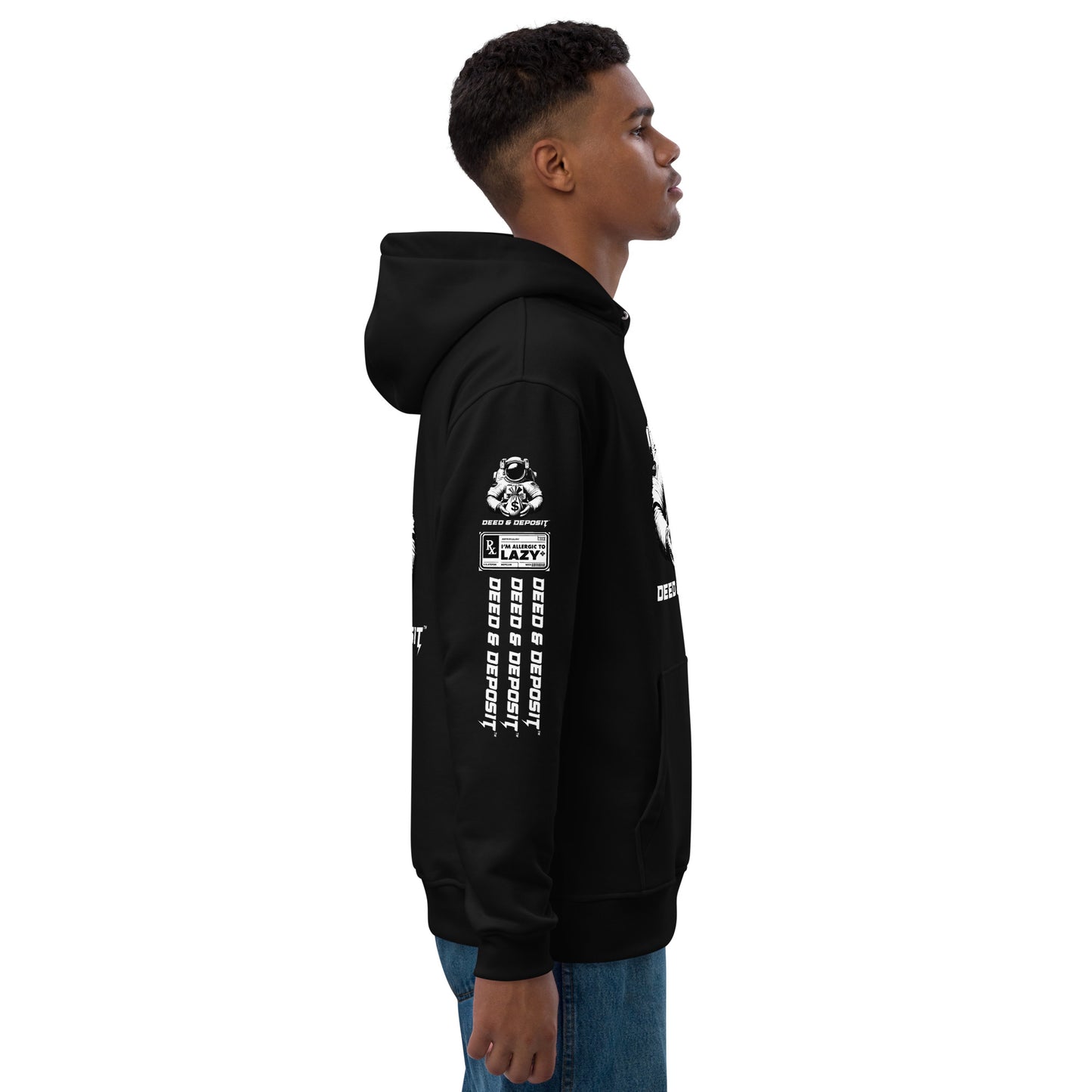 DEED & DEPOSIT™ Official Astronaut Logo Hoodie