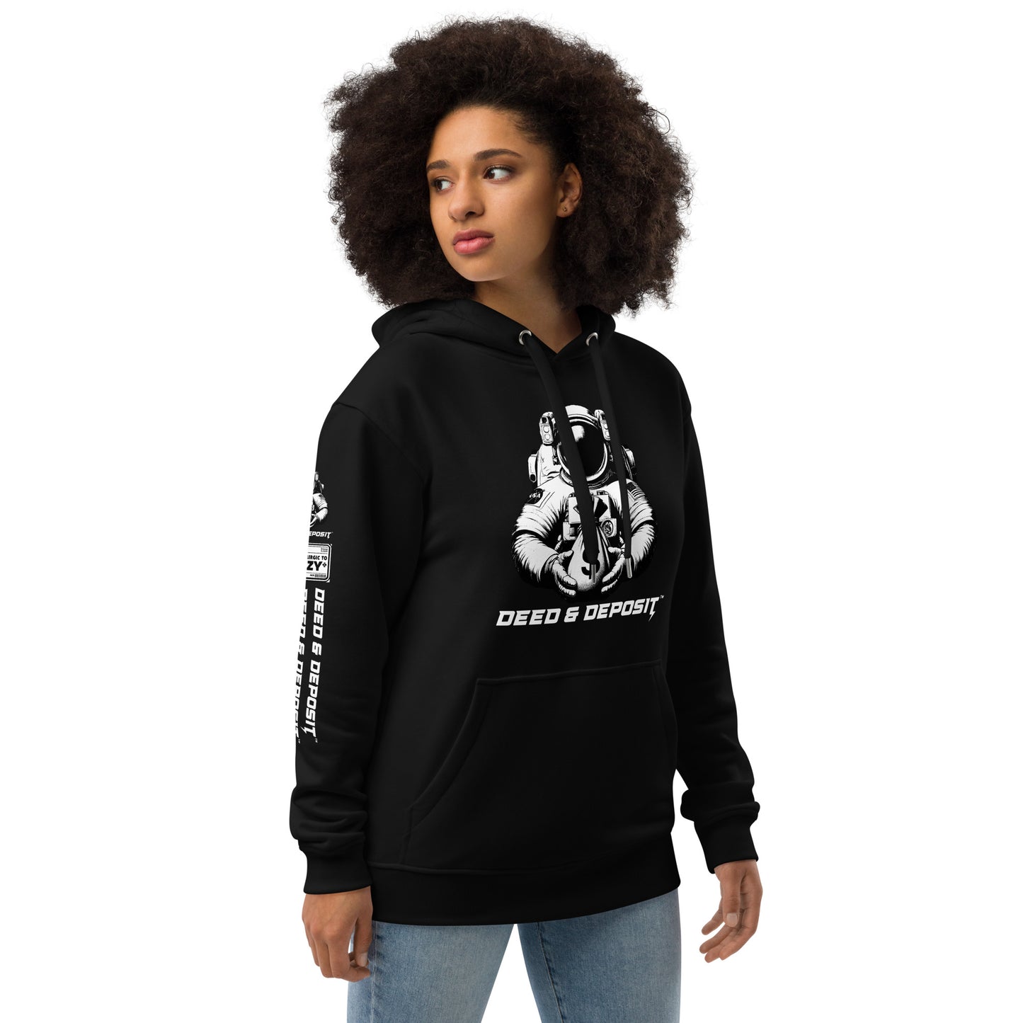 DEED & DEPOSIT™ Official Astronaut Logo Hoodie