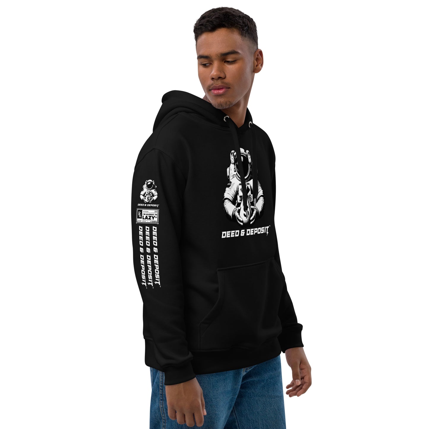 DEED & DEPOSIT™ Official Astronaut Logo Hoodie