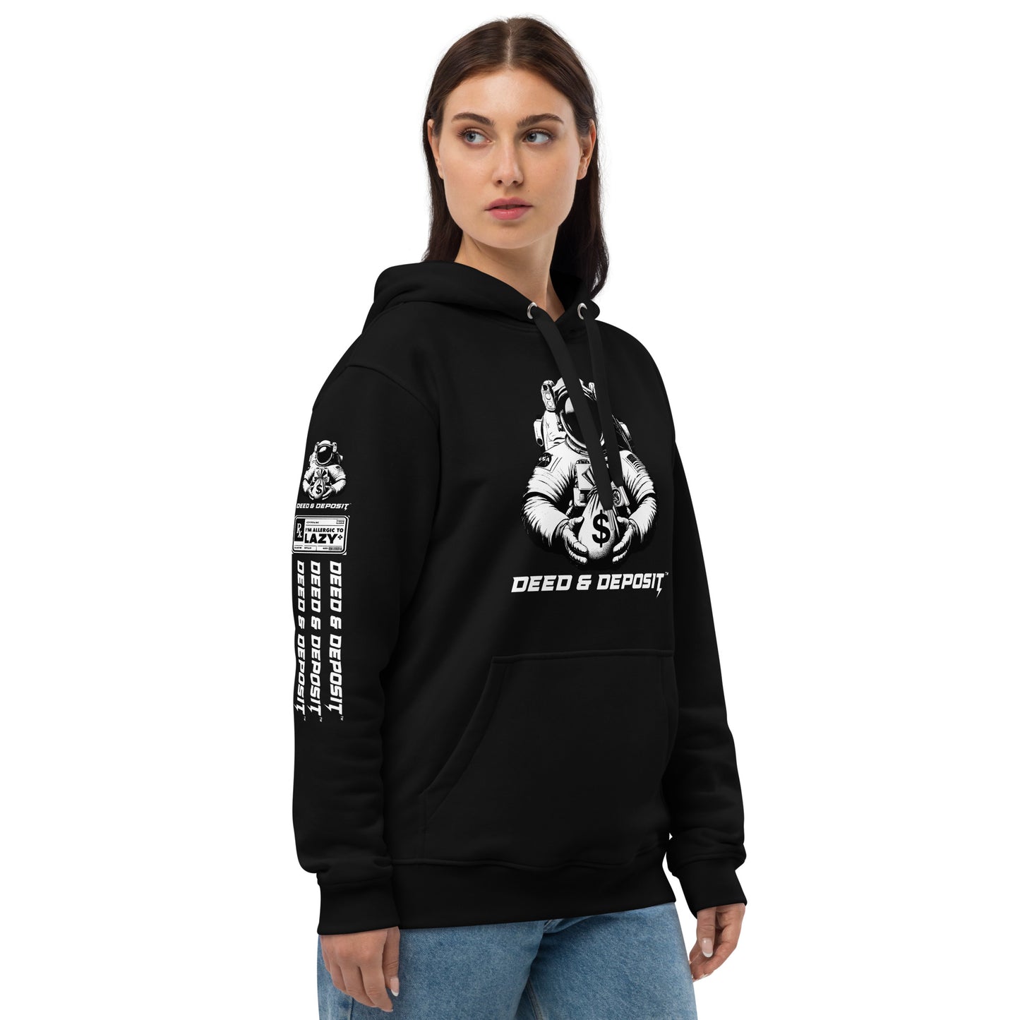 DEED & DEPOSIT™ Official Astronaut Logo Hoodie