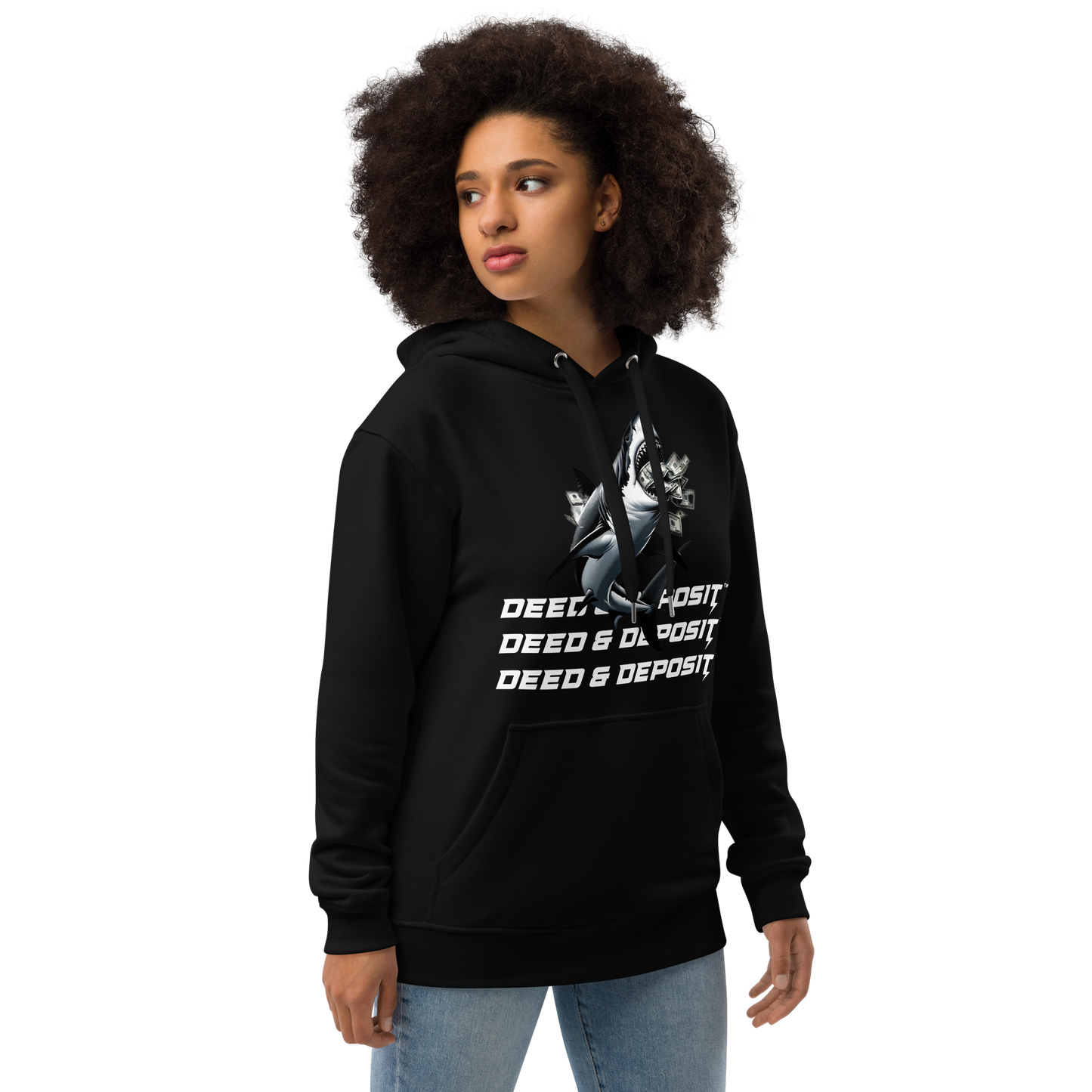 DEED & DEPOSIT™ Money Shark Hoodie