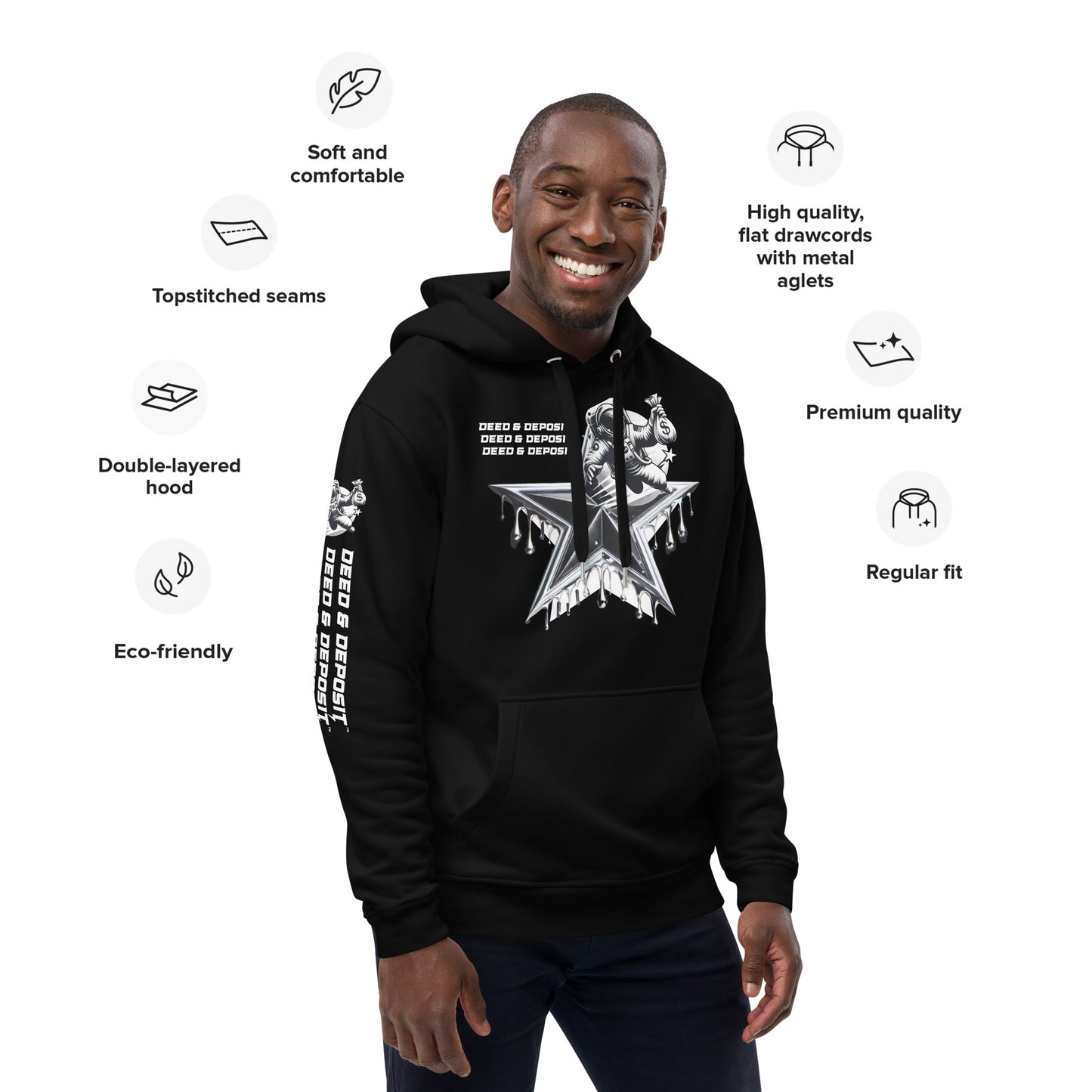 DEED & DEPOSIT™ Shooting Star Hoodie