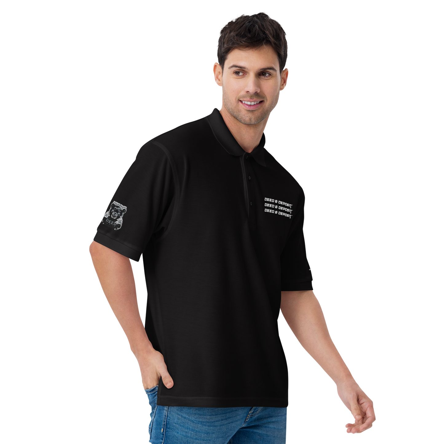 DEED & DEPOSIT™ Embroidered Polo