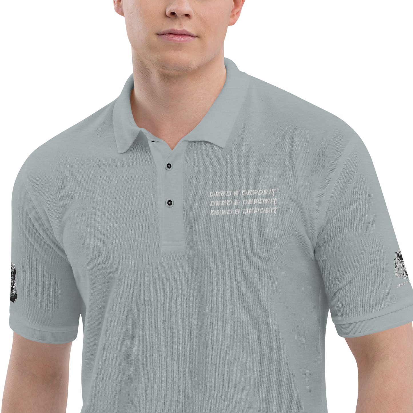 DEED & DEPOSIT™ Embroidered Polo