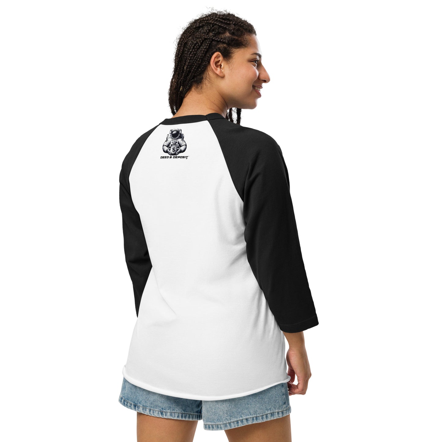 DEED & DEPOSIT™ Classic Baseball Raglan 3/4 sleeve