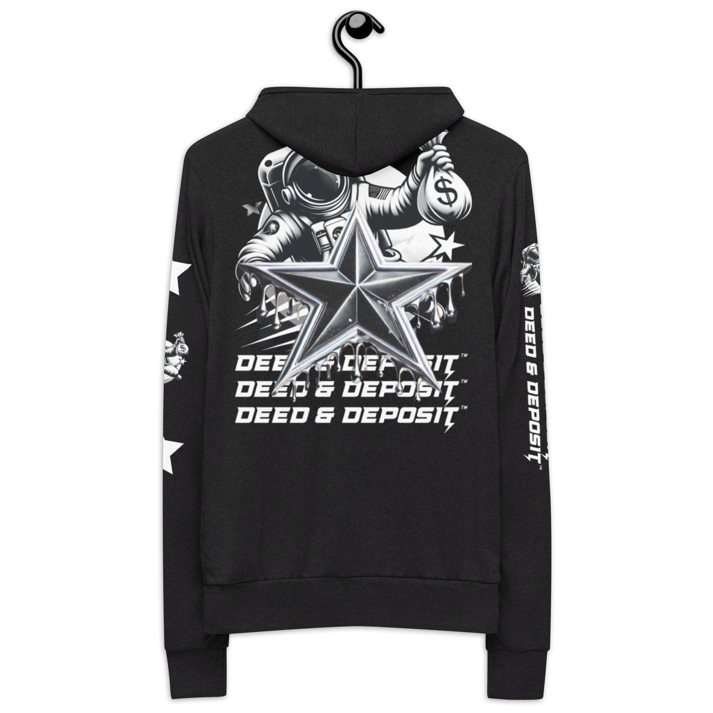 DEED & DEPOSIT™ Shooting Star Zip Hoodie