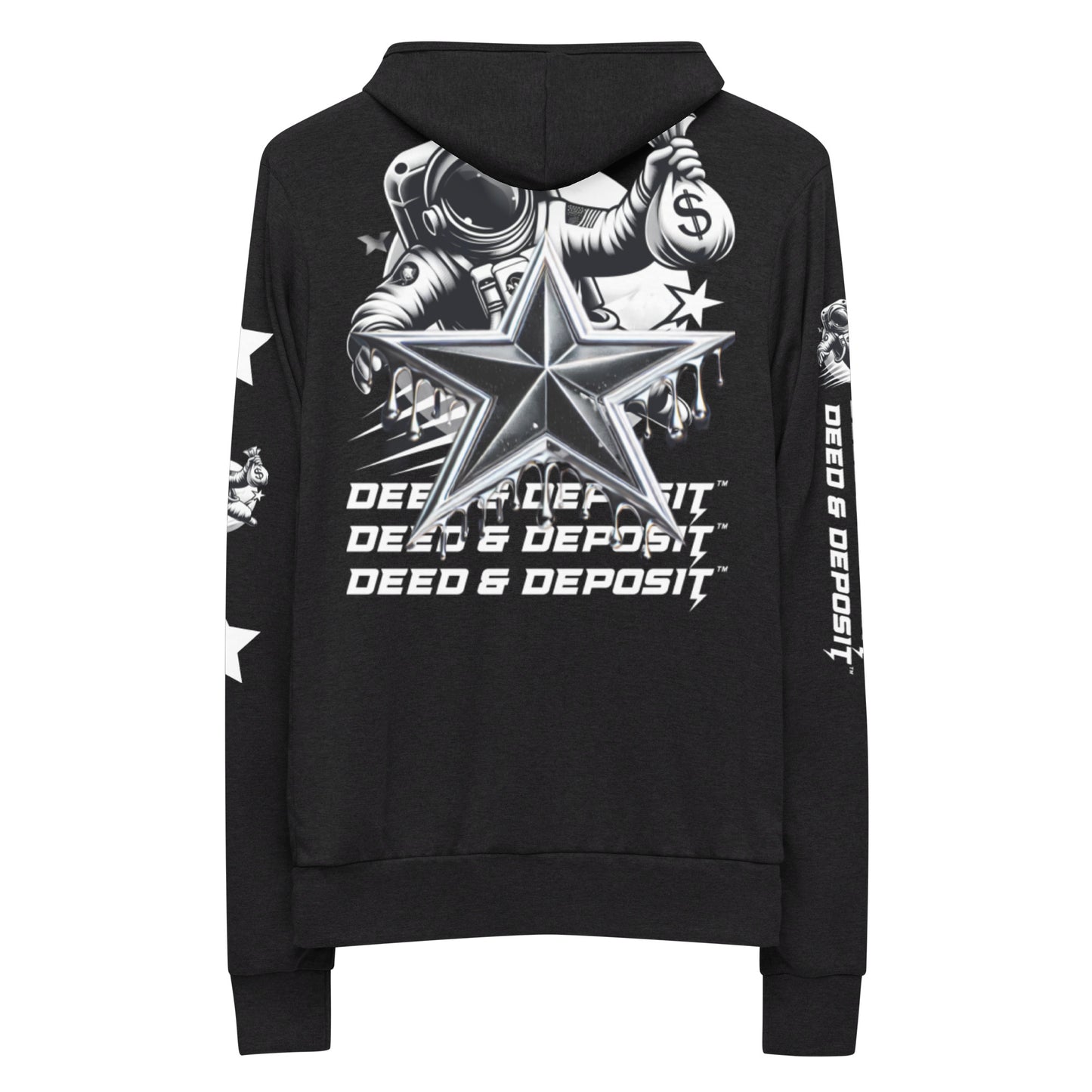 DEED & DEPOSIT™ Shooting Star Zip Hoodie