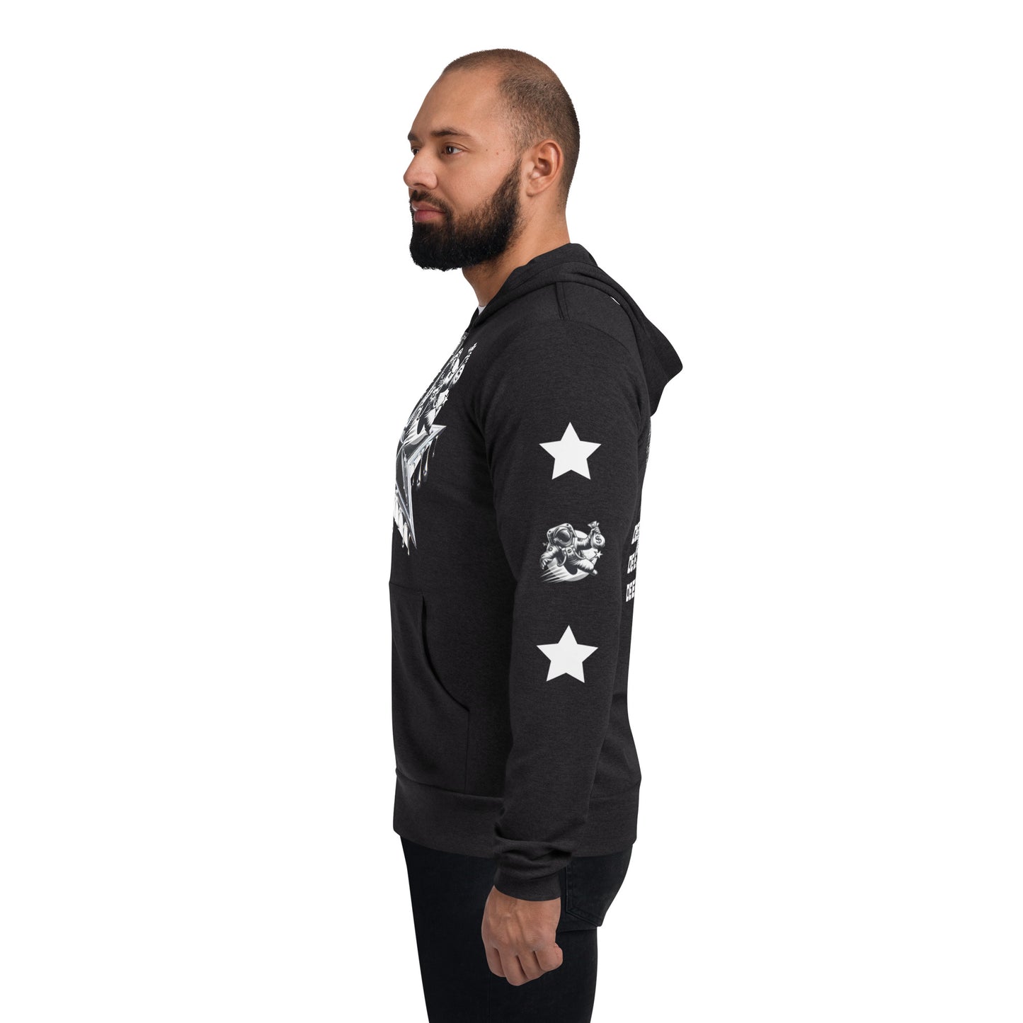 DEED & DEPOSIT™ Shooting Star Zip Hoodie