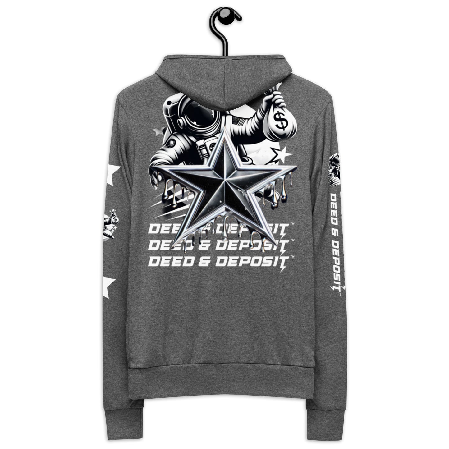 DEED & DEPOSIT™ Shooting Star Zip Hoodie