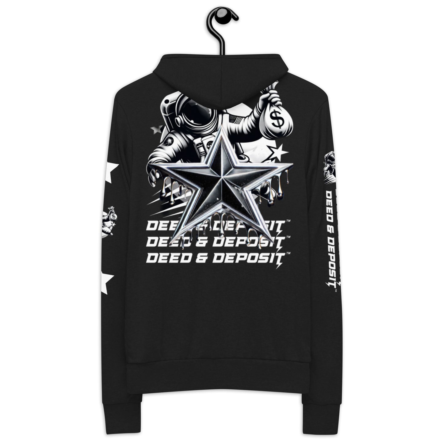 DEED & DEPOSIT™ Shooting Star Zip Hoodie