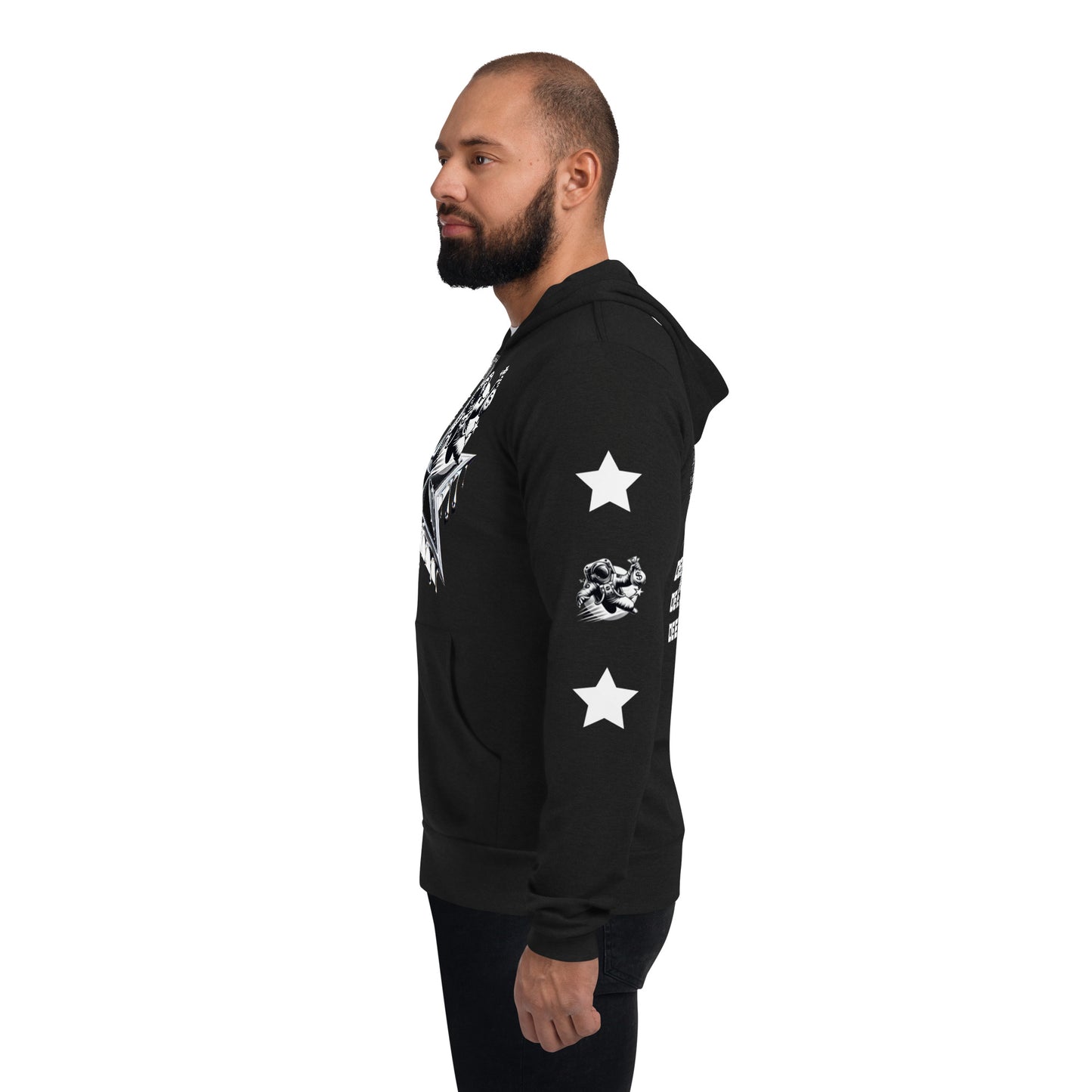 DEED & DEPOSIT™ Shooting Star Zip Hoodie