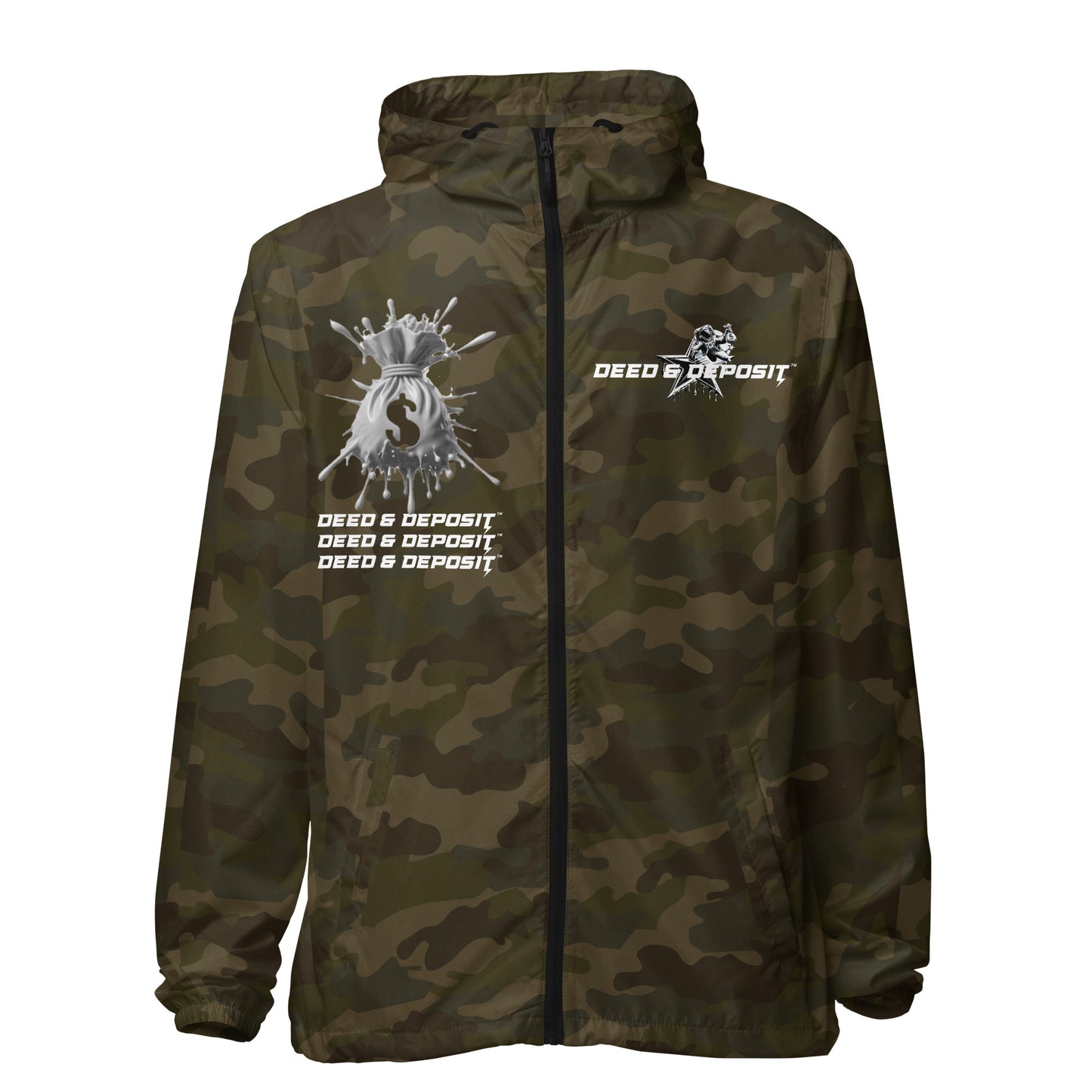 DEED & DEPOSIT™ Money Splash Windbreaker