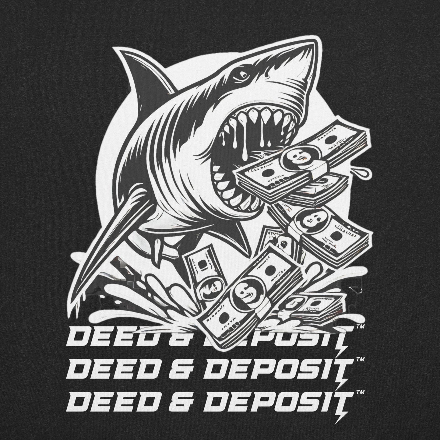 DEED & DEPOSIT™ Shark Water T-Shirt